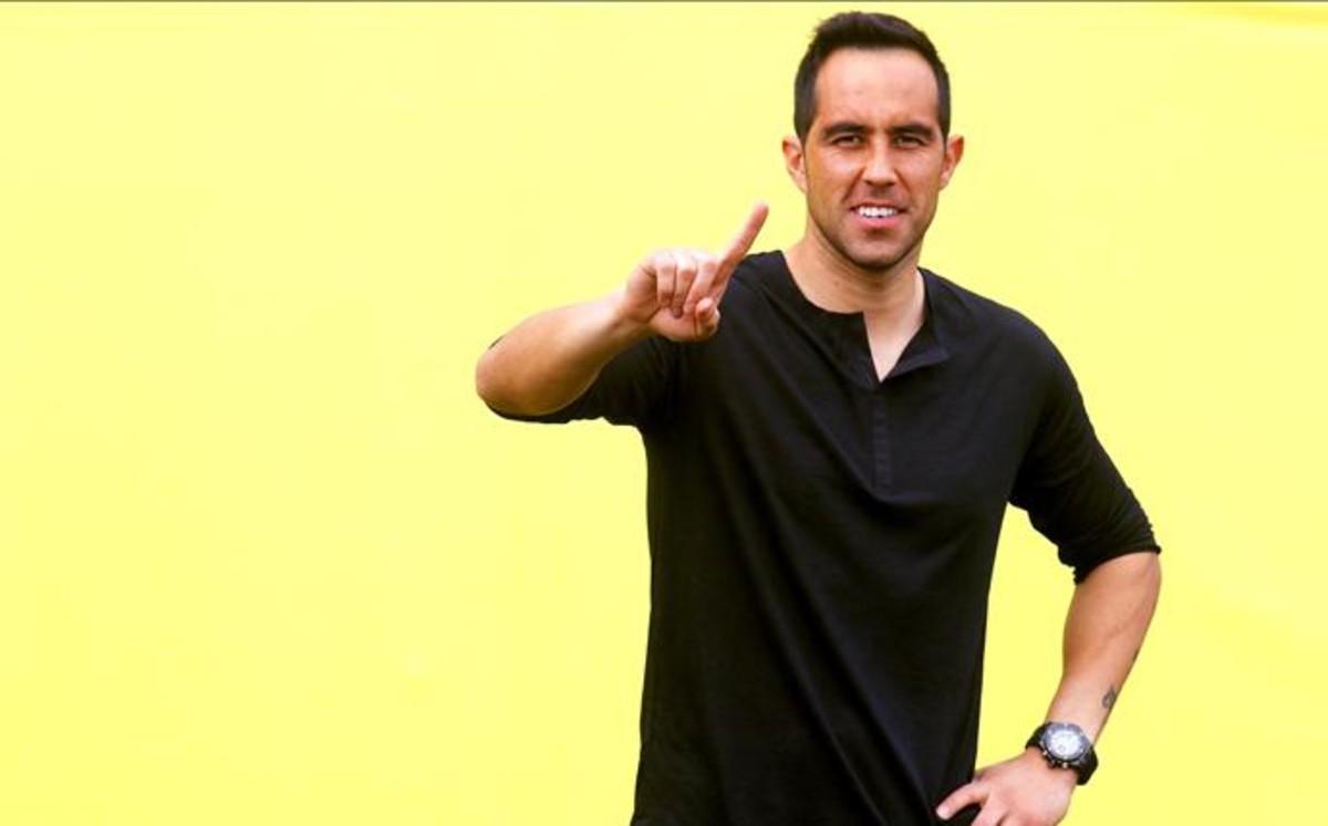 Claudio Bravo, portero del Barcelona