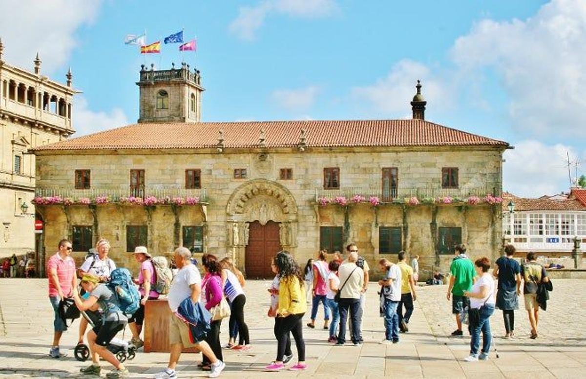 Plaza del Obradoiro en Santiago de Compostela