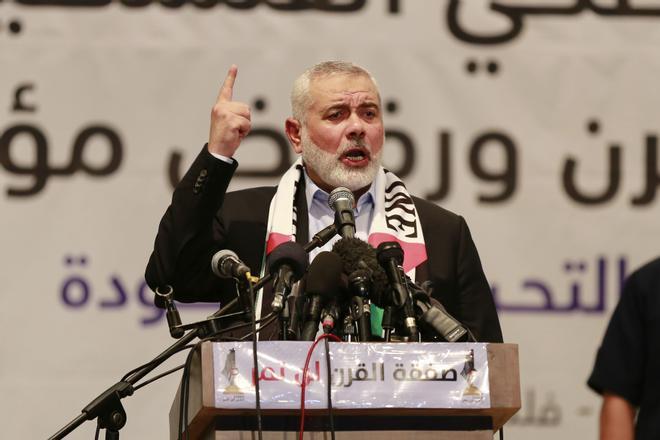 Archivo - El líder del brazo político del Movimiento de Resistencia Islámica (Hamás), Ismail Haniye (archivo)