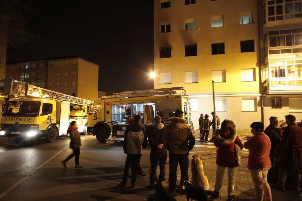 Incendio en Avilés