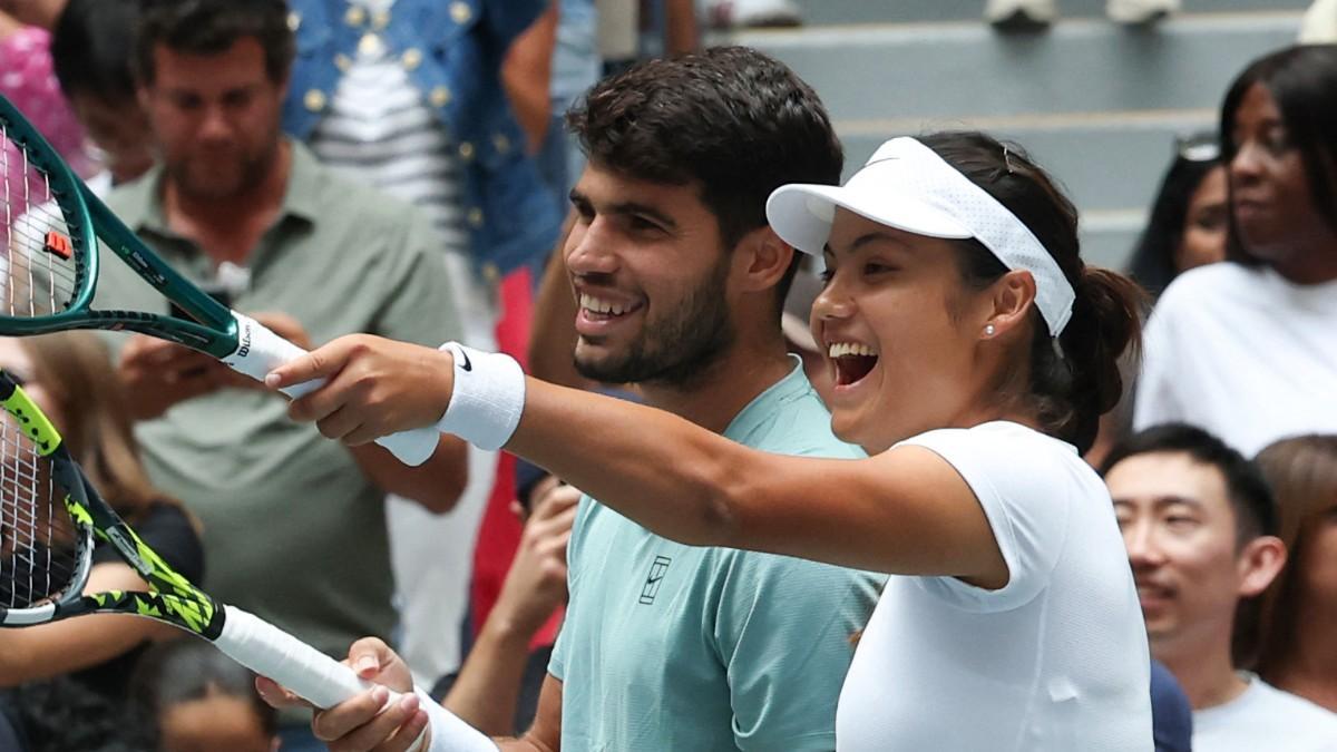 Carlos Alcaraz y Emma Raducanu