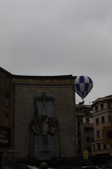 Segunda jornada, hoy viernes, de la regata de globos aerostáticos en Gijón.