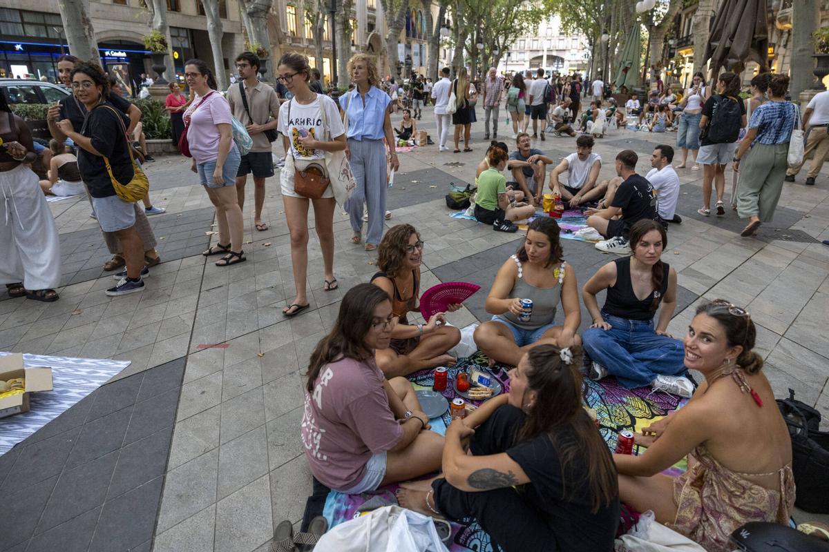 Los palmesanos recuperan el Born: "Hoy el paseo es nuestro" Los palmesanos recuperan el Born: "Hoy el paseo es nuestro"