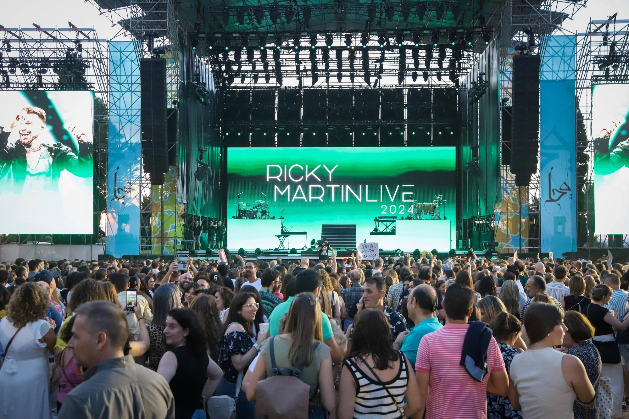 Así ha sido el concierto de Ricky Martin en Badajoz