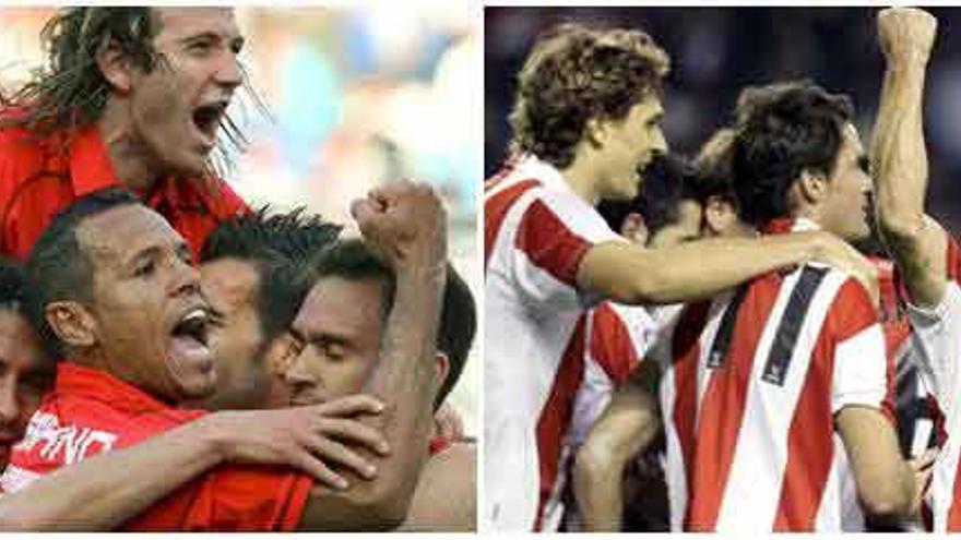Sevilla y Athletic se enfrentan a los líderes de la Liga.