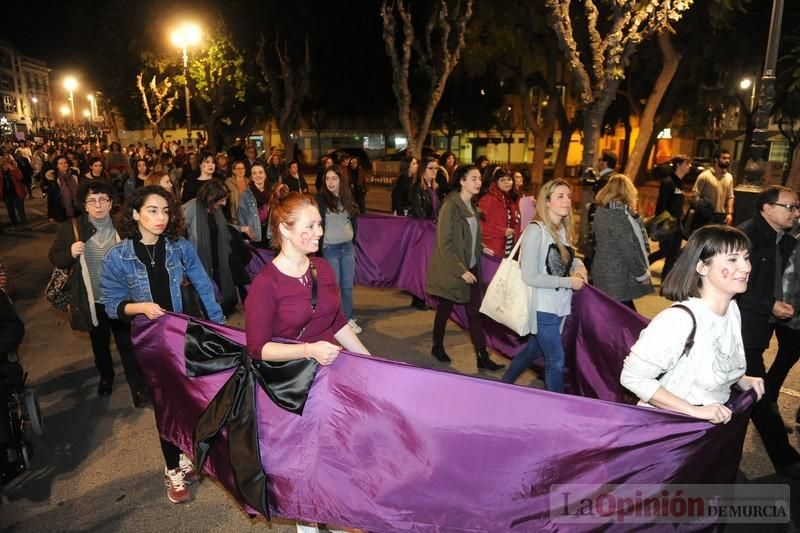 Manifestación por el Día de la Mujer en Murcia