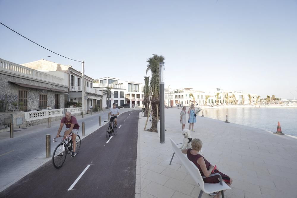 Port Petit: erste Spaziergänger an neuer Hafenpromenade