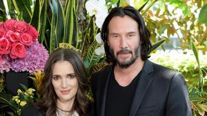 Keanu Reeves y Winona Rider, el 18 de agosto en Los Ángeles.