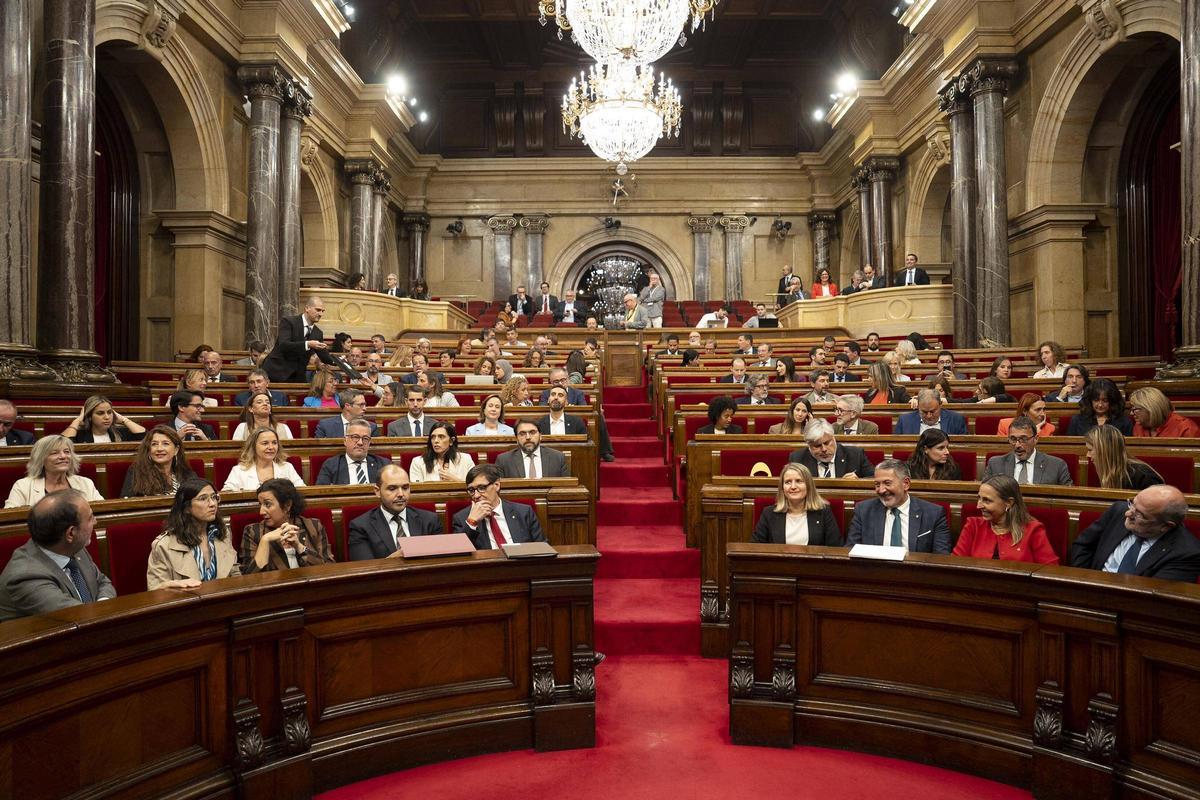 Debate de política general en el Parlament.