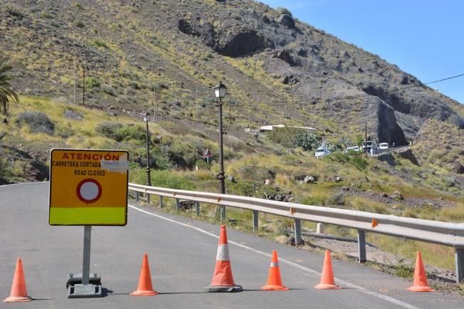 El Cabildo vuelve a cerrar la carretera entre La Aldea y El Risco