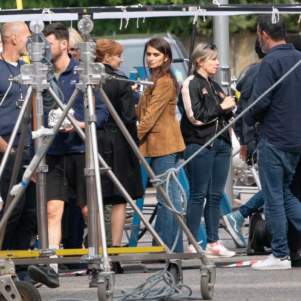 Penélope Cruz y la actriz Jessica Chastain