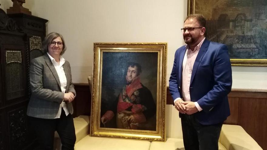 La Junta restaura en Mérida un retablo del siglo XVI en honor a Santa Eulalia y un retrato del rey Fernando VII