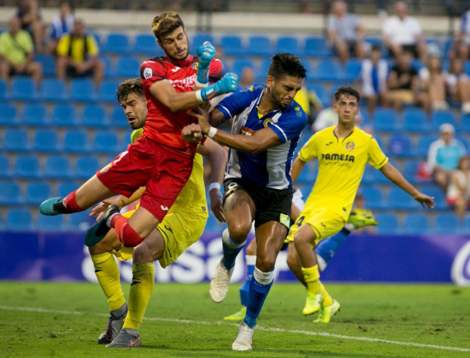 El Hércules genera dudas en su puesta de largo en el Rico Pérez al verse superado por el Villarreal B