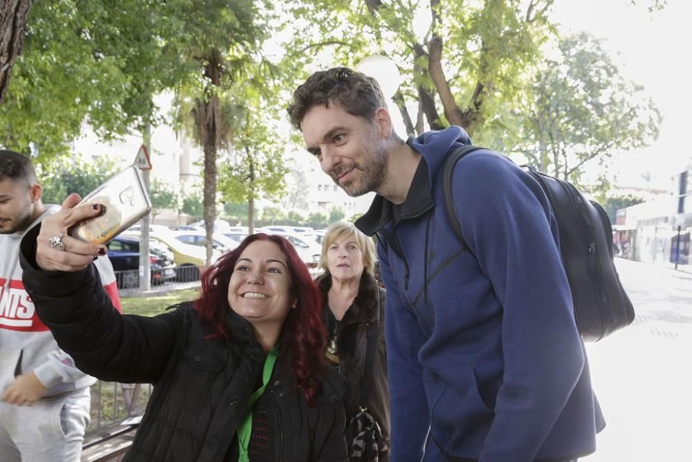 Pau Gasol en Murcia para tratar su lesión