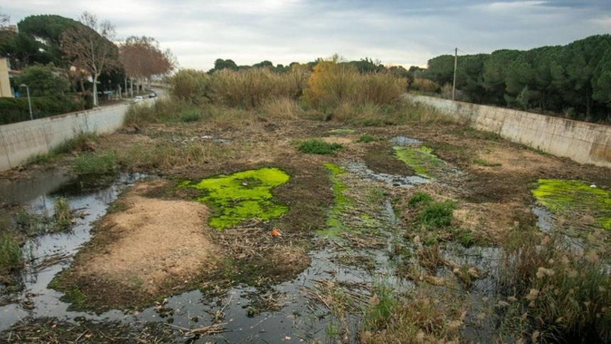 Una imatge del riu Ridaura