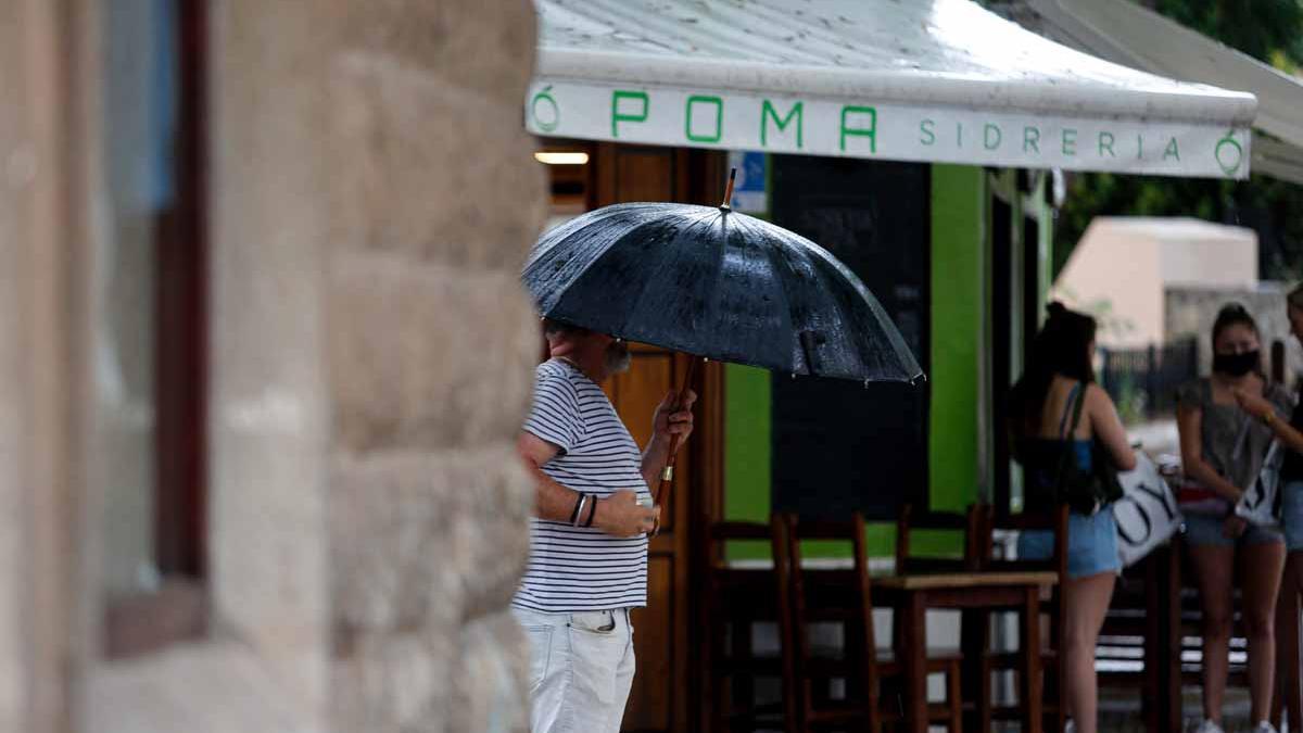 Imágenes de la lluvia torrencial en Ibiza y Formentera