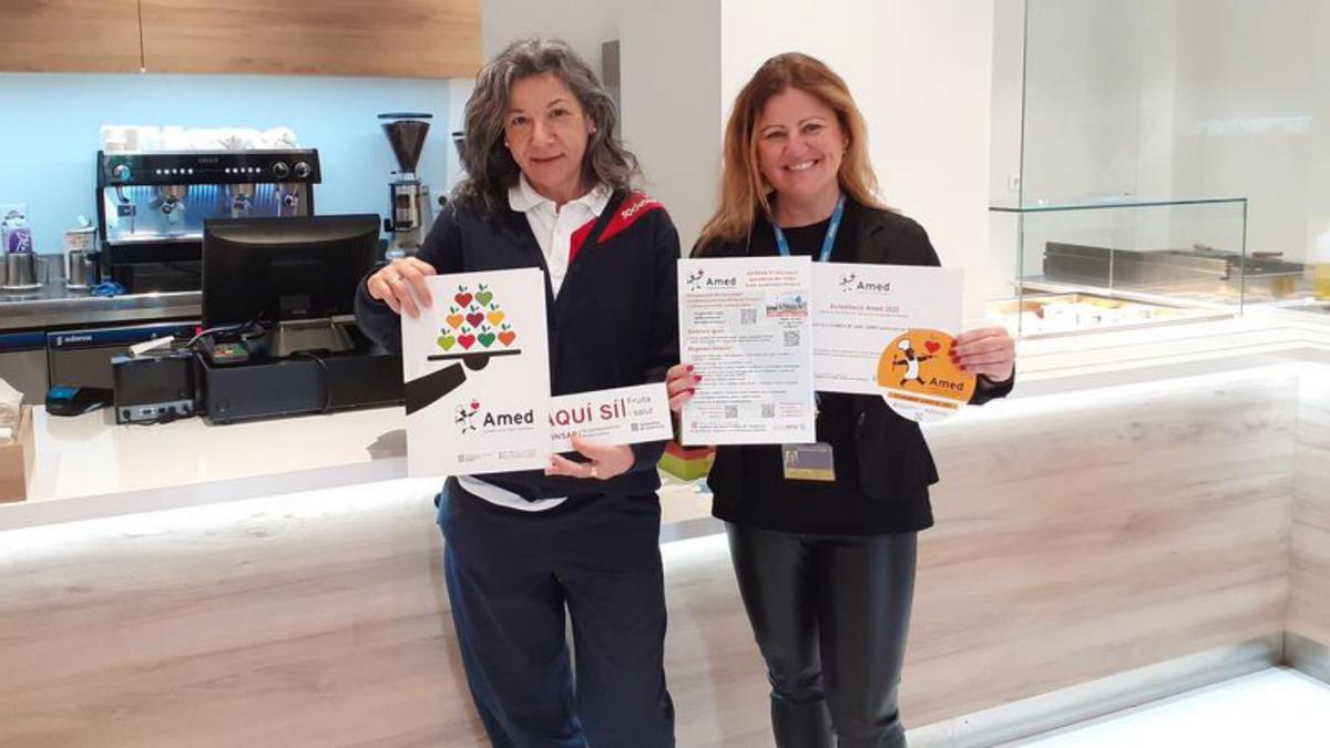 La cafeteria Sodexo de la Clínica de Sant Josep rep la distinció Amed per l’alimentació mediterrània | ALTHAIA