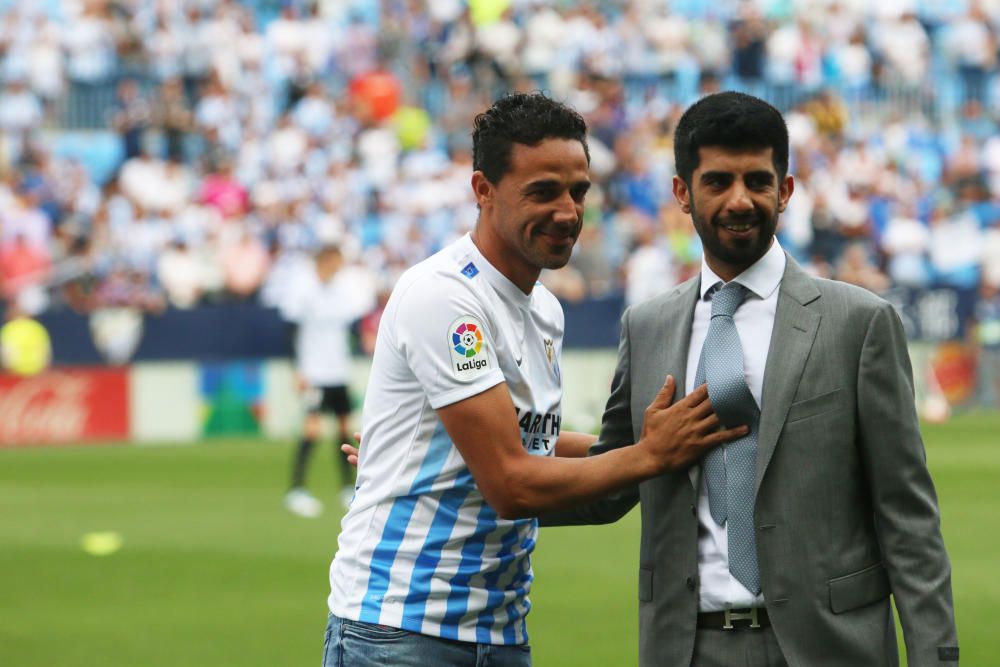 Noche de despedidas en La Rosaleda