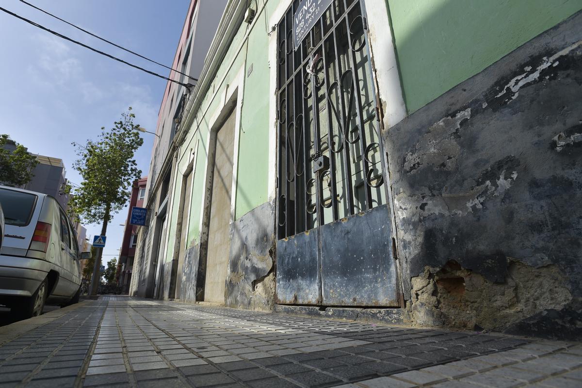 Casas abandonadas o en ruinas en la capital grancanaria
