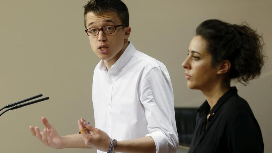 Íñigo Errejón y Alexandra Fernández