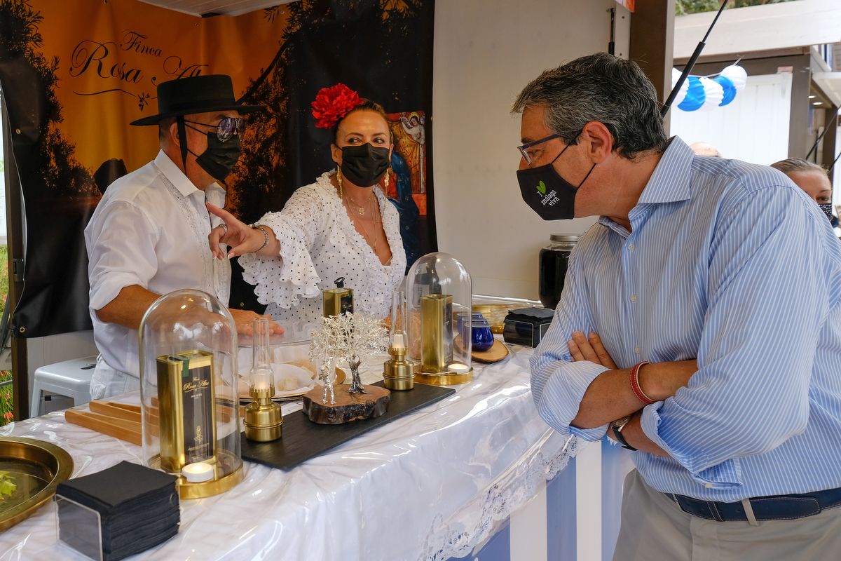 Inauguración del Gran Mercado Sabor a Málaga en el Parque