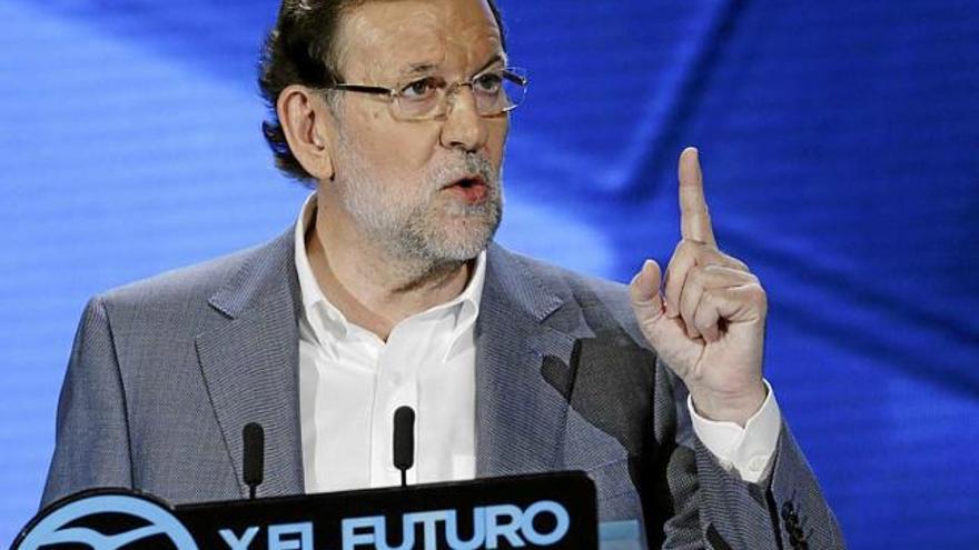 Mariano Rajoy, ahir, a la conferència política del Partit Popular