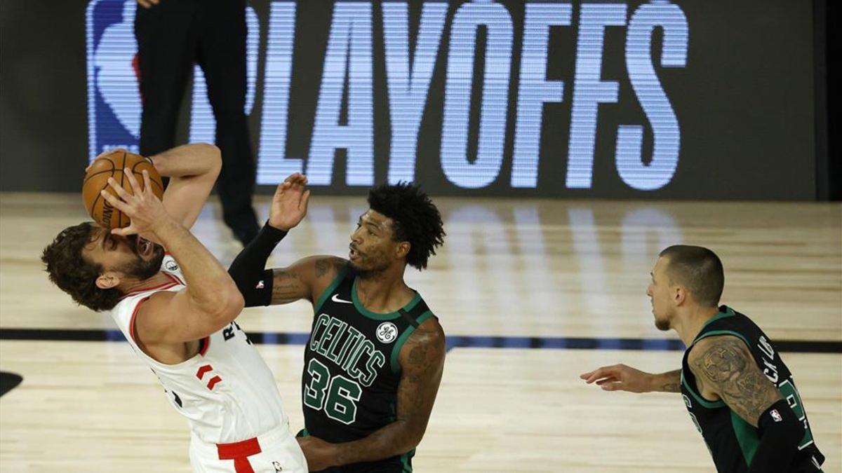 Marc Gasol, en la derrota frente a Boston Celtics