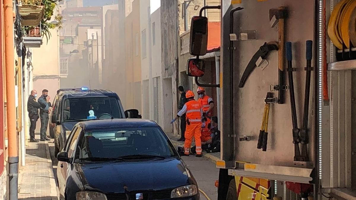 Fallece un hombre de 89 años en el incendio de una vivienda de Torreblanca