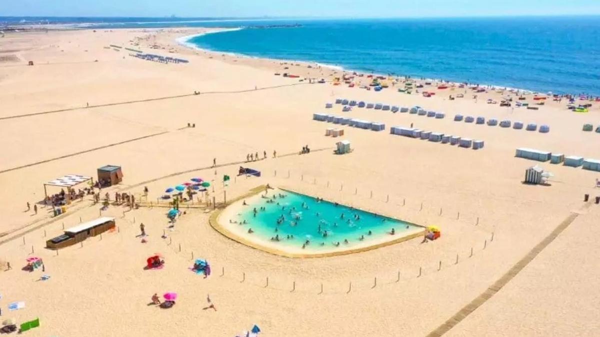 Una de las piscinas climatizadas ubicadas en Portugal.