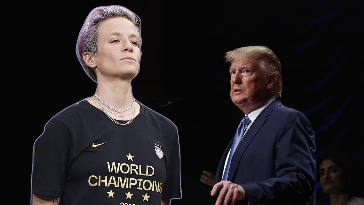 El directo mensaje de la jugadora de futbol Megan Rapinoe a Trump.