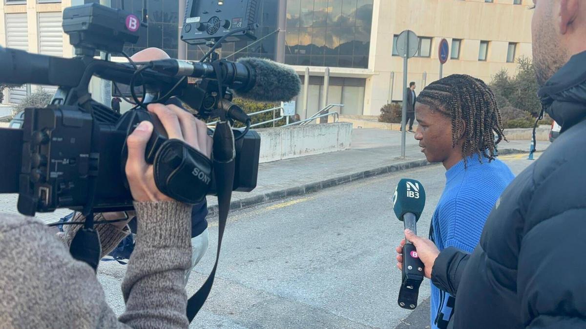 Justin Kalumba, tras pasar el reconocimiento médico