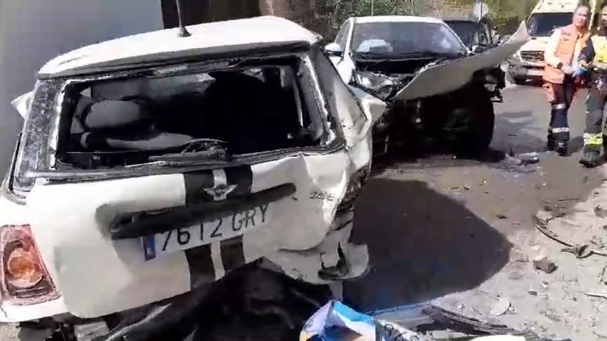 Dos heridos en un accidente de tráfico en Ibiza