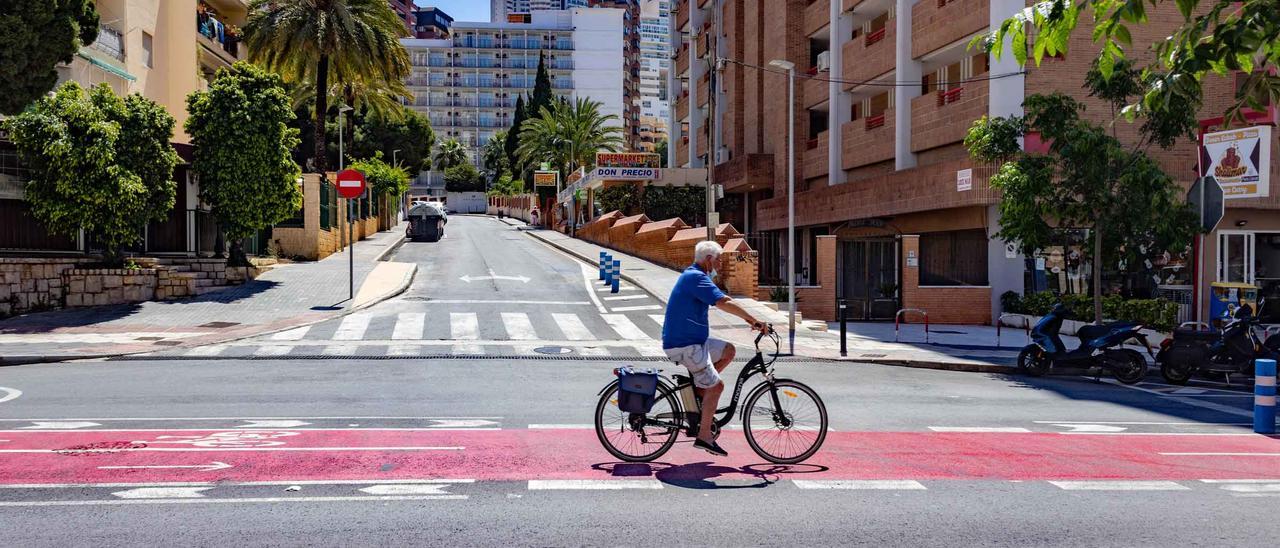 La avenida de Roma de Benidorm.