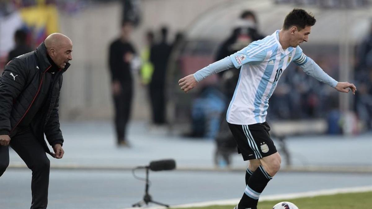 Messi y Sampaoli coincidirán en la selección argentina