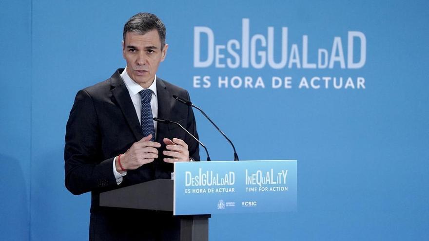 Sánchez agita la subida fiscal a los grandes patrimonios: "Los que más tienen deben contribuir más"