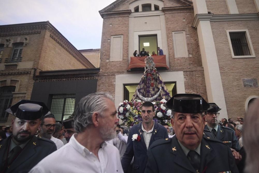 Bajada de la Fuensanta a la Catedral de Murcia