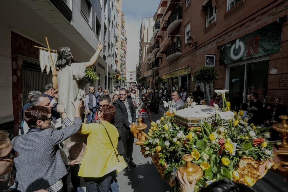 Cae la imagen del Cristo Resucitado en La Vila Joiosa