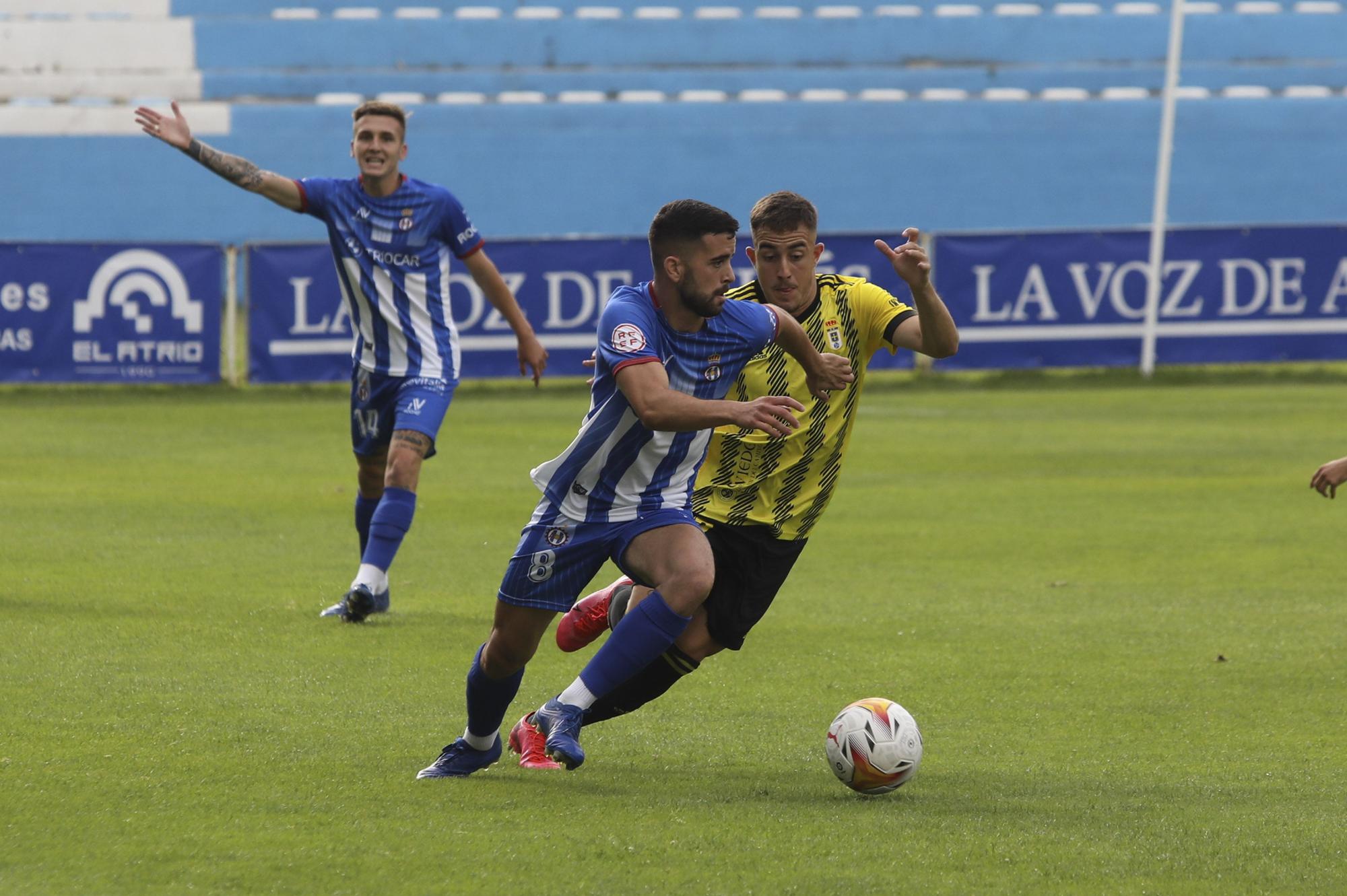 Las imágenes del partido del Oviedo contra el Avilés