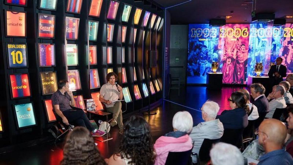 Arnau Gonzàlez i Vilalta ha presentado su libro en el museo del FC Barcelona