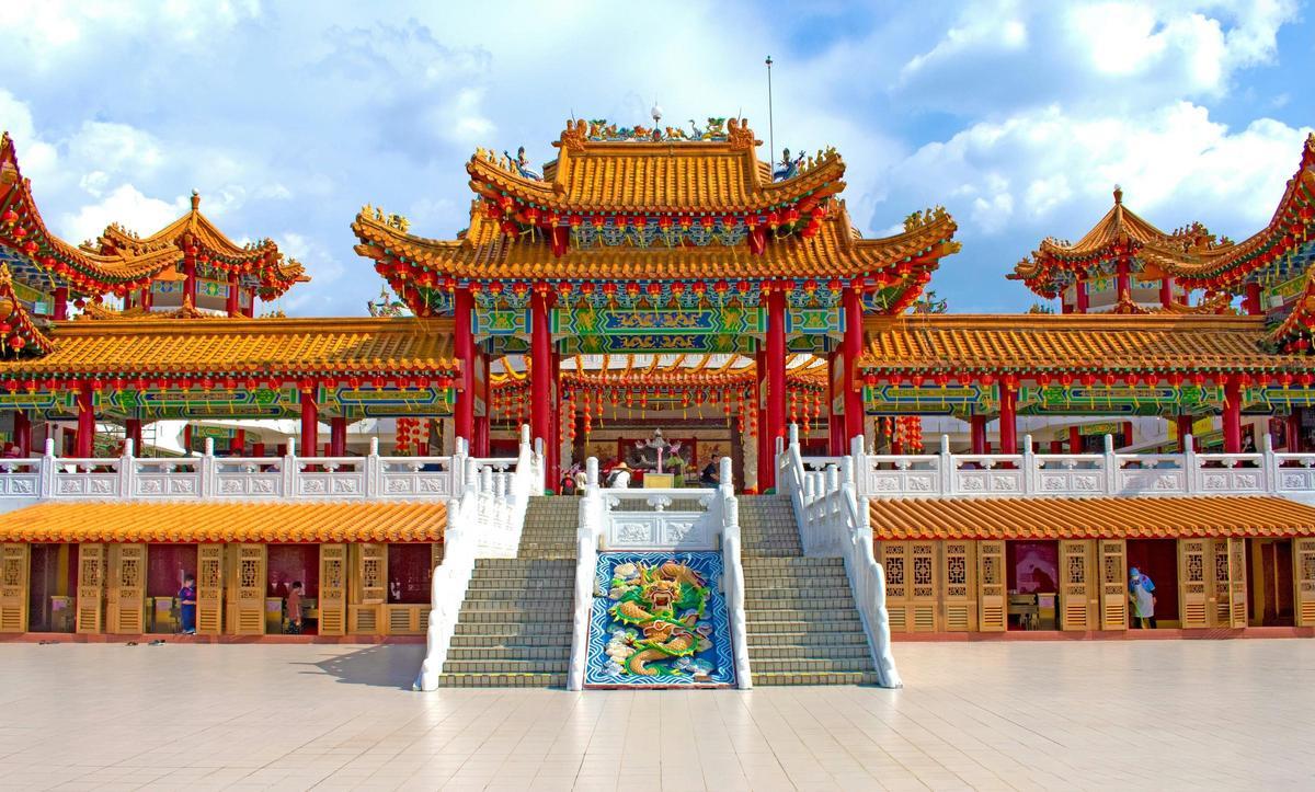 Las pagodas de los templos malasios