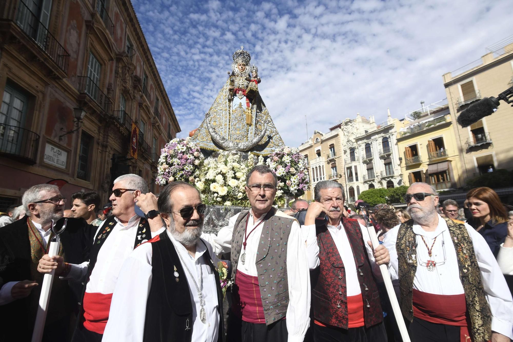 Misa huertana y procesión con la Virgen de la Fuensanta en el Bando de la Huerta