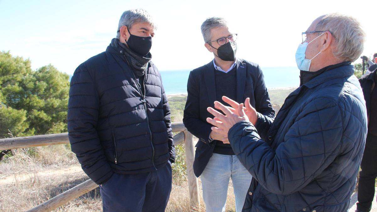 Presentación del carril ciclopeatonal en El Moncayo de Guardamar