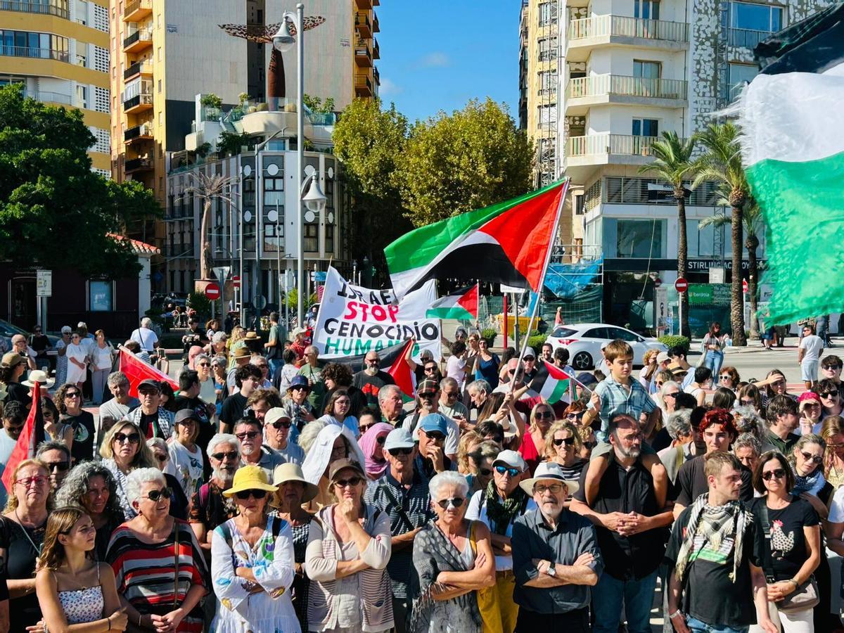 Asistentes de la manifestación