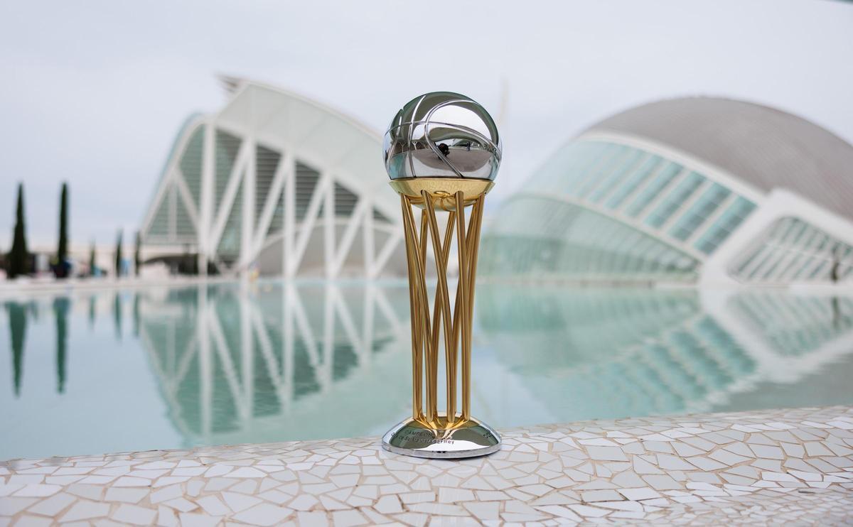 Trofeo de la Copa del Rey en la Ciudad de las Ciencias y las Artes de Valencia