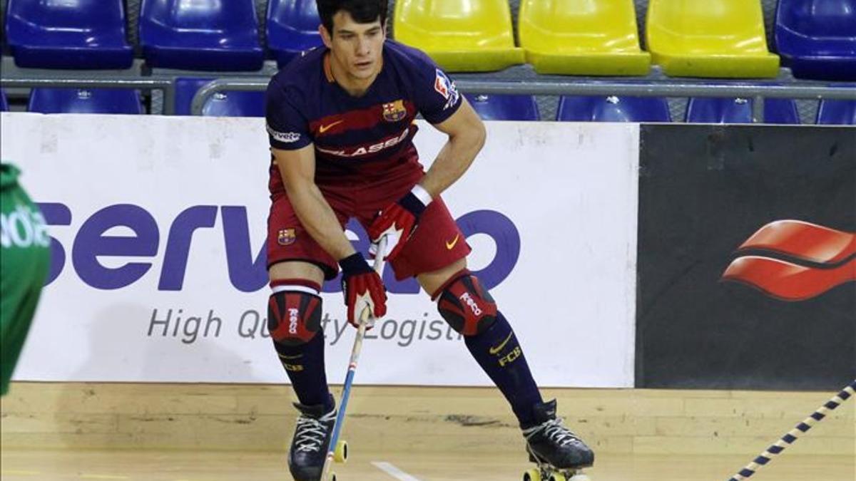 Pablo Álvarez, autor de dos goles ante el Vilafranca