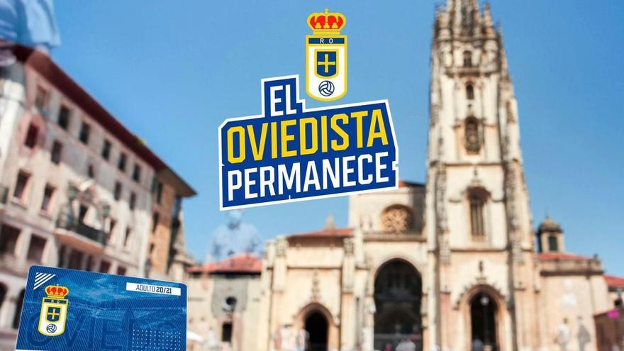 Cartel de la campaña de abonados del Real Oviedo