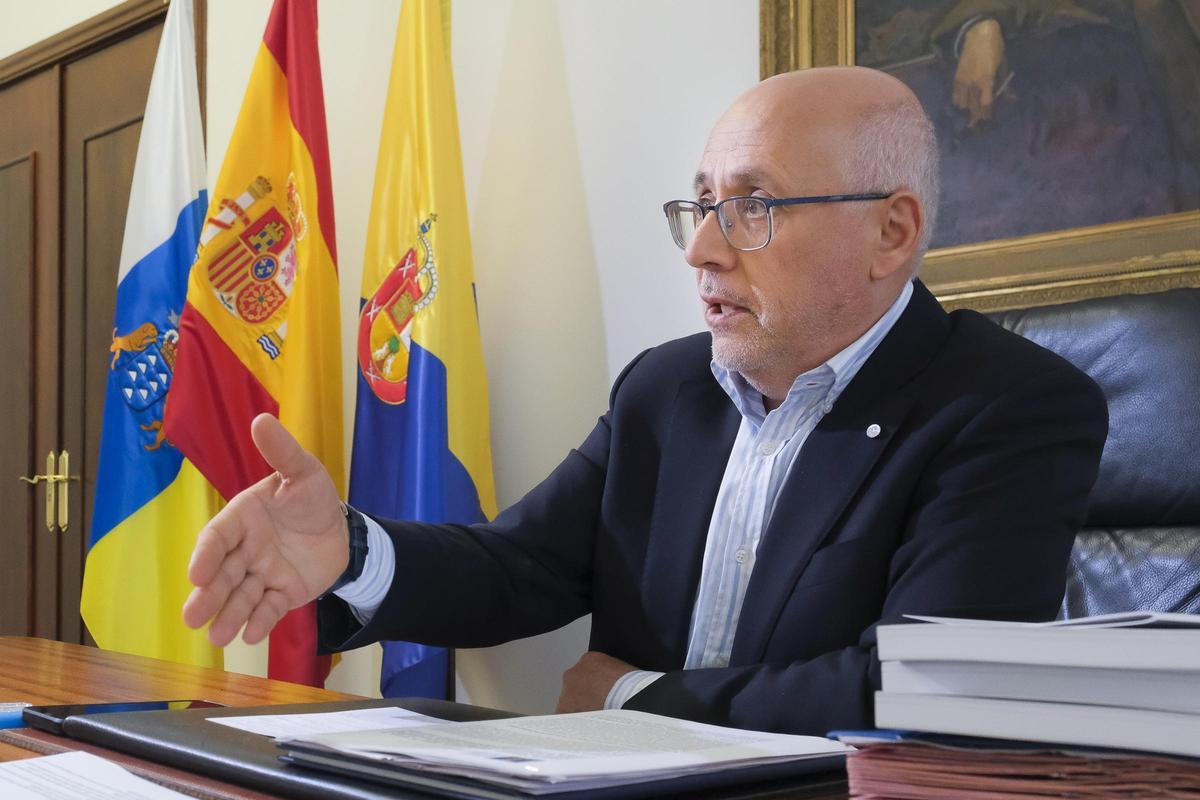 El presidente del Cabildo de Gran Canaria, Antonio Morales.