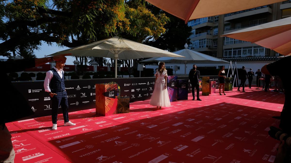 Alfombra roja del Festival de Málaga en el Gran Hotel Miramar