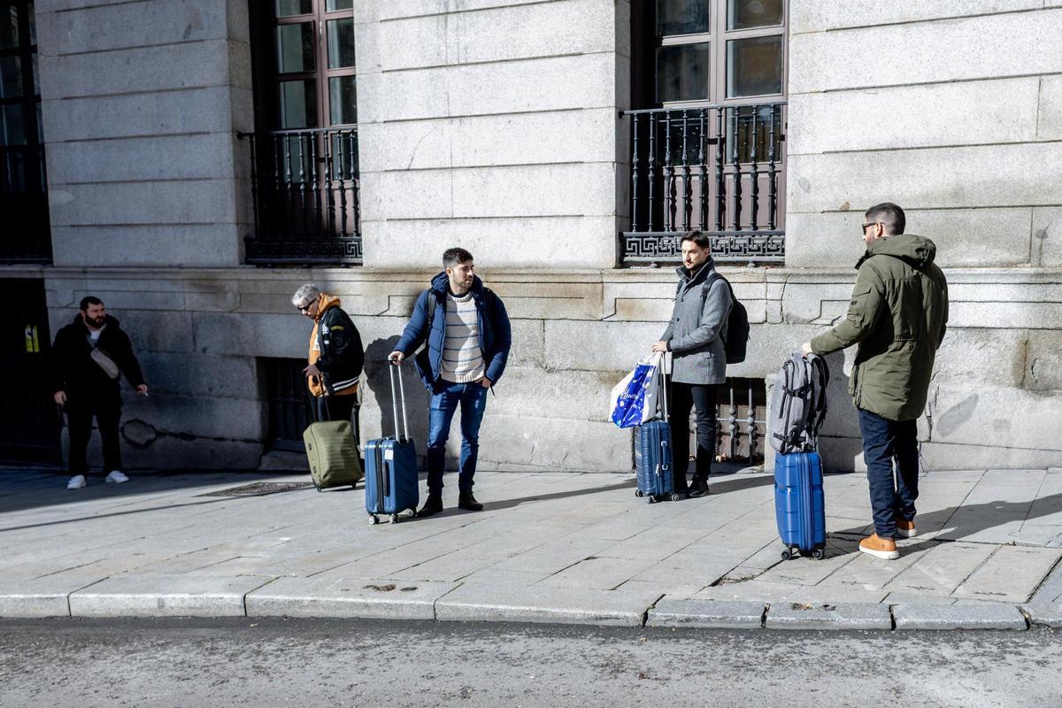 Turistas en el centro de Madrid.