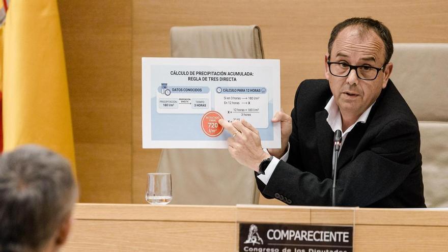 Núñez (Aemet) sobre el día de la dana: “No recuerdo que se hablara del Poyo pero sí dije que estaba lloviendo mucho en la cabecera”
